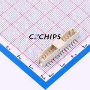 ZX-PH2.0-LT14P Wire-to-Board Pin Header SMD,P=2mm Connector 1x14P 2mm Vertical Mount PH - Product Image 1