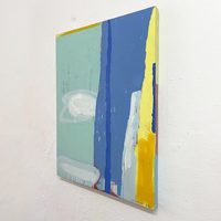 Peinture à l'huile abstraite moderne, faite à la main par un artiste professionnel, taille et couleur personnalisées, provenant d'une usine de peinture.