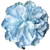 Bunga Plastik Buatan Tangan Elegan untuk Hiasan Kepala Gaya Pantai, Jepit Rambut Model Updo, Peony Shark 2026 Terbaru