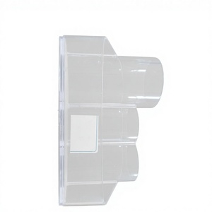 <b>Wall</b> Mounted U Shaped Modern 3mm Thick Polished Acrylic Customized Easy Assembly 1 Shelf Lightweight 1KG <b>Display</b> Stand Opening - Product Image 5