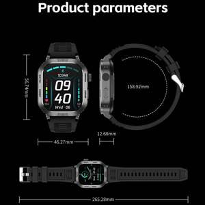 ZW66 Smart Watch 2.01-Inch Square Screen Waterproof Heart Rate Blood Pressure 100+ Sports Modes Android IOS Smart Watch - Product Image 5