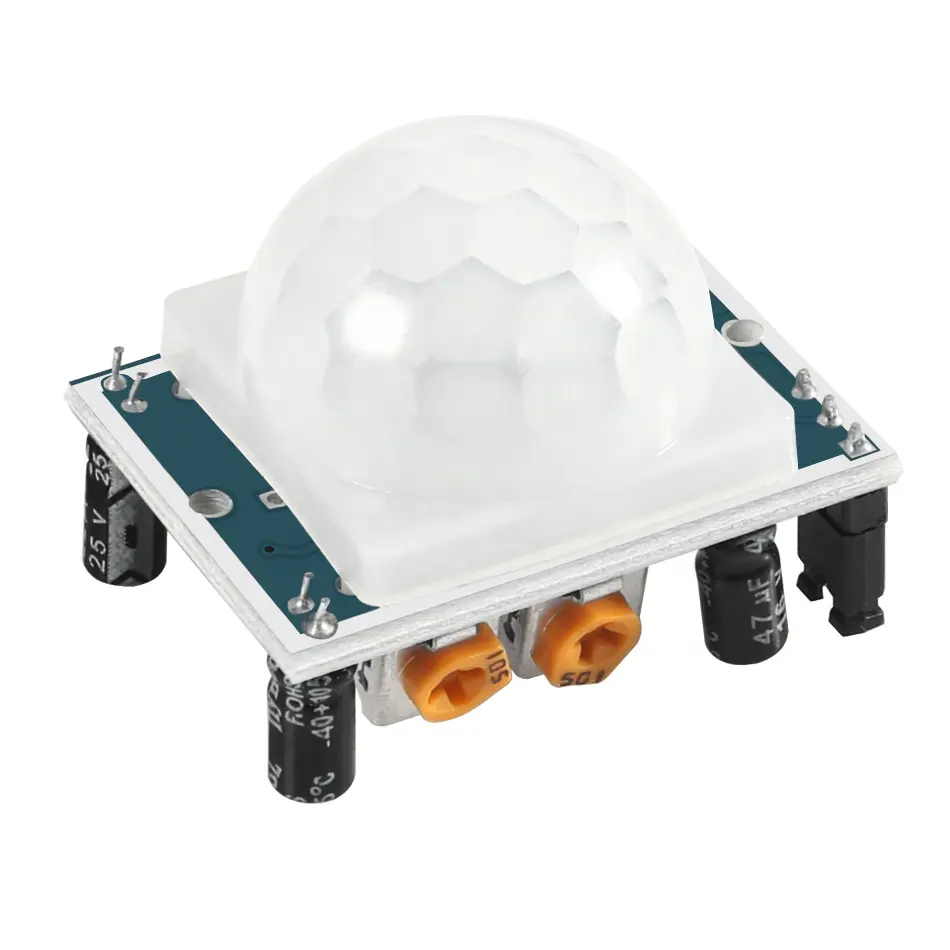 HC-SR501 PIR Infrared Sensor Human Body Infrared Sensor Motion Module for Arduino for Raspberry Pi Diy Kit Green Blue Version