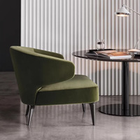 Fauteuil de loisirs moderne pour une personne Tissu doux et confortable pour les restaurants, les hôtels, les écoles, les hôpitaux, les ateliers et les entrepôts