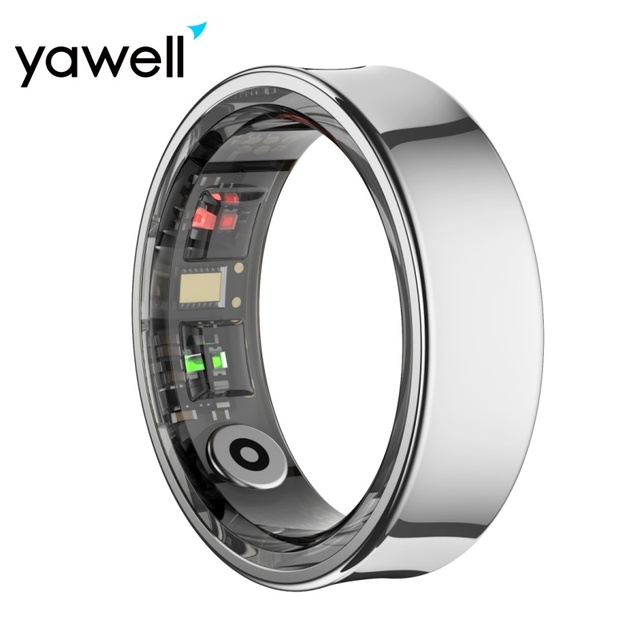 Yawell Wholesale R09 Smart Finger Rings Compatible Android IOS Gesture Control Heart Rate Temperature Intelligent Smart Ring