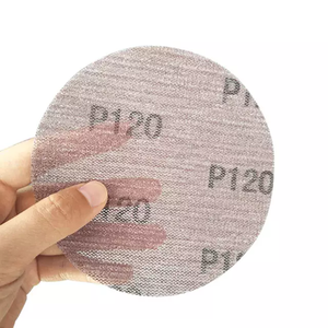 25 шт. 150 мм сетчатые шлифовальные диски с крючками и петлями, абразивные диски, наждачная бумага 120 - Product Image 3
