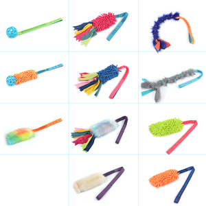 Bungee kolu dayanıklı <span class=keywords><strong>Pet</strong></span> römorkör ve peluş çiğnemek oyuncak ile köpekler için çevre dostu kauçuk interaktif oyuncak - Product Image 6