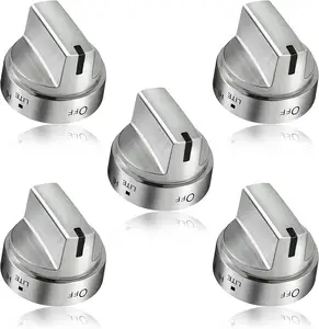 WB03X24818 טווח תנור כיריים בקרת Knob תואם עם GE תנור/טווח 5PCS