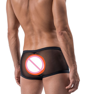 2023 gran oferta, Calzoncillos Bóxer transparentes sexis transpirables para hombres homosexuales, diseño de micromesh visible - Product Image 2