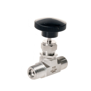 วาล์วเข็มสแตนเลส SS316 1/2NPT 5000PSI แรงดันสูง แบบตรง พร้อมหัวจับแบบลูกบิด - Product Image 5