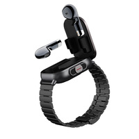 Montre Connectée 2025 Appel BT 2 en 1 Écouteurs TWS Avec Oreillettes NFC Suivi de Santé Montre Intelligente Sport Écouteurs pour Hommes D 8