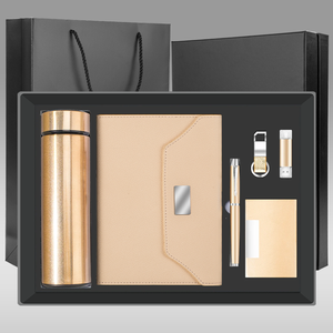 Coffrets cadeaux innovants pour la fête des pères/le Nouvel An : carnets <span class=keywords><strong>d</strong></span>'affaires, stylos, mugs isothermes avec porte-cartes <span class=keywords><strong>de</strong></span> visite/clé USB et porte-clés - Product Image 3