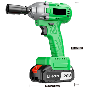 20V Cordless Impact Wrench DIY Grade With 320Nm Torque <b>Battery</b> Powered Car Support Local EU Warehouse Drop Shipping CW-20C-2 Cor - Product Image 4