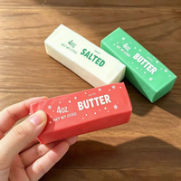 Jouet Squishy à Montée Lente Édition Noël en Gros, Bâton de Beurre Simulé, Jouet Anti-Stress Doux et Humide à Presser