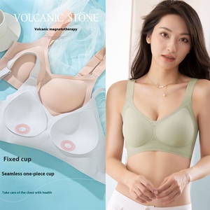 Sujetador Minimizador Sin Varillas para Mujer, Tejido en Fábrica, Talla Grande, Cobertura Total, Copa Fija, Soporte Ajustable, Transpirable - Product Image 3