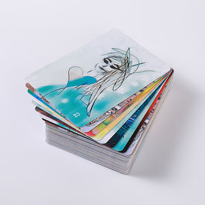 Tarjetas de <span class=keywords><strong>Tarot</strong></span> y Oráculo Divertidas de Papel de Arte Personalizadas al por Mayor con Impresión CMYK/PMS de Alta Calidad, Certificación ISO9001 - Product Image 2