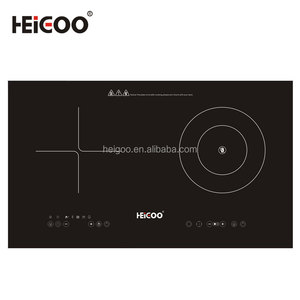 <span class=keywords><strong>2</strong></span> Đầu Đốt Được Xây Dựng Trong Và Xách Tay Gốm Hồng Ngoại Bếp Điện Cảm Ứng Nồi Kỹ Thuật Số Tactil 3500W - Product Image 1