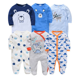Vêtements pour bébés : Combinaison pour nouveau-né, barboteuse pour garçons et filles, avec impression mignonne et étiquette personnalisée, vente en gros - Product Image 2