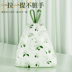 Sacs poubelles parfumés à la camélia, sans larmes, extra épais, grand rouleau, biodégradables, désodorisants, pour la cuisine et la maison - Product Image 2