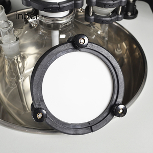 10L Single Layer Glass Lined Chemical <strong>Fermenter</strong> <strong>Bioreactor</strong> for Laboratory - Product Image 5