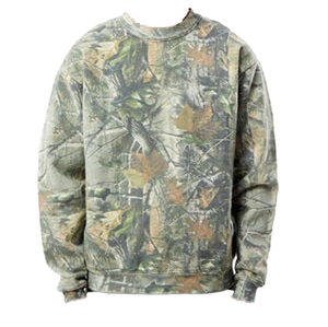 Sudadera de Camuflaje para Hombre, Personalizada, 100% Algodón, con Cierre de Cremallera 1/4, Estilo Oversize, Impresión Digital Real Tree, para Invierno - Product Image 1