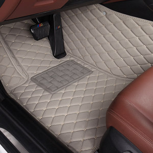 Tapis de voiture en cuir de luxe antidérapant, ensemble complet de 3 pièces pour K5 Atos Carnival Carens, 10 mm d'épaisseur, tapis de sol de voiture durables, entretien facile - Product Image 1