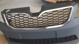 Pour vw <span class=keywords><strong>Skoda</strong></span> <span class=keywords><strong>Octavia</strong></span> 2014-2016 Mise à niveau <span class=keywords><strong>RS</strong></span> Pare-chocs avant - Product Image 4