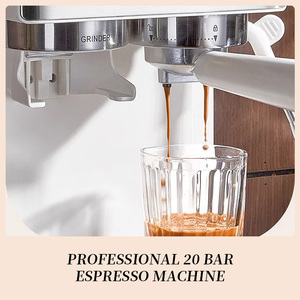 Espresso <b>Coffee</b> <b>Machine</b> With 20 Bar for Home Office Milk Frother Cappuccino Latte <b>Machines</b> Professional Commercial <b>Coffee</b> Machin - Product Image 3