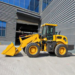 4WD 2 Ton Wheel Loader With Front Shovel ZL20 Compact Mini Wheel Loader Farm Hydraulic Construction Machinery CE