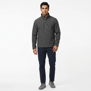 Veste softshell pour homme, légère, imperméable, coupe-vent, respirante et chaude, idéale pour la randonnée et le camping - Product Image 1