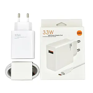 MDY-11-EZ Originele 33W Voor Xiaomi 33W Eu Telefoon Turbo Snellader Type C Kabel Mi11 Lite