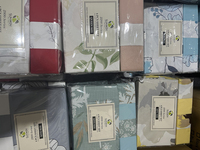 Collection Maison Américaine Ensembles de Draps 6 Pièces Double Brossé Microfibre Imprimé avec Poches Profondes de 14"
