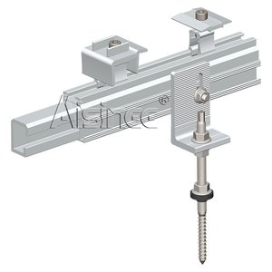 Support solaire universel en L, structure <span class=keywords><strong>de</strong></span> montage en aluminium pour système <span class=keywords><strong>de</strong></span> montage sur toit métallique commercial |   AISINEE - Product Image 1