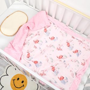 Baby Blanket with Dotted Backing, Double Layer Nursery <strong>Bed</strong> Blankets,Soft Plush Newborn Infant <strong>Toddler</strong> Kid Crib <strong>Bedding</strong> 30x40in - Product Image 3