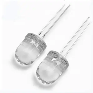 Led 10mm 10mm Led Diode Round Top Ultra Bright Uv Led 365nm