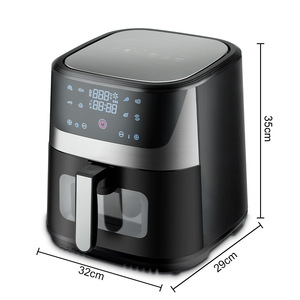 Freidora de Aire Inteligente con Pantalla Táctil Visible, 8L de Gran Capacidad, Sin Aceite, Multifuncional, Versión Europea - Product Image 2