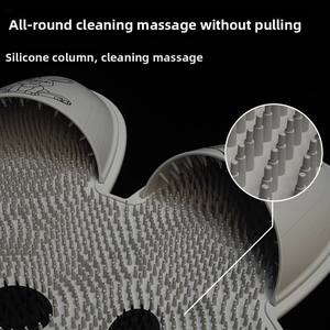 Rabbit Bathroom <b>Shower</b> Anti Slip Mat, Circular Massage <b>Foot</b> Mat, Back Suction Cup,<b>Foot</b> <b>Scrubber</b>, Back <b>Scrubber</b>, Anti Fall Device - Product Image 4