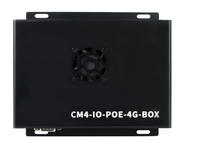 Placa BASE DE miniordenador Industrial IoT para ventilador de refrigeración con carcasa metálica Raspberry Pi CM4 PoE 5G 4G (CM4 no incluido)