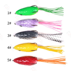 Leurre de <span class=keywords><strong>grenouille</strong></span> en plastique souple à corps creux, tête de serpent, 6 cm, 10 g, 2,36 pouces, 0,35 once, leurre de <span class=keywords><strong>grenouille</strong></span> flottant - Product Image 6