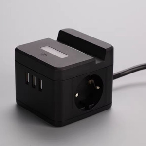 חם מכירת קובייה בצורת שקע שקע מגן גרמנית סגנון גרמני עם usb 16a מדורג 2 נקודות AC z-גל רשת - Product Image 3