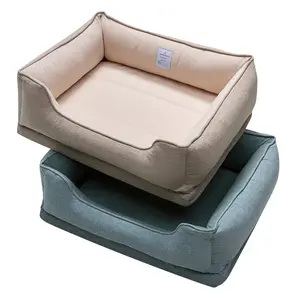 Manufacturers pet mattress warm square waterproof kennel comfortable massage cat dog orthopedic bed