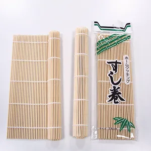 2023 Nieuwe Fabrieksleverancier Van Hoge Kwaliteit Sushi Mat Groothandelsprijs Natuurlijke 100% Bamboe Materiaal Handmatige Sushi Rol
