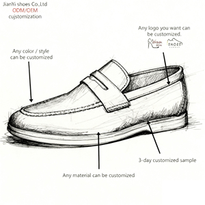 Heren loafers van hoogwaardig echt leer en kasjmier, op maat gemaakt, populair merk, casual platte schoenen, schapenvacht, wandelmodel. - Product Image 2