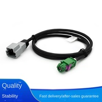 Cable de Video HSD LVDS con Decodificación Digital HD para Automóviles FOXECO, Cable de Imagen de Reversa de 360 Grados para Vehículos, de 4 Conductores