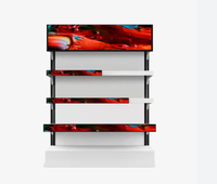 Écran LCD de rayonnage pour supermarché 23,1/35/47,1 pouces, système d'exploitation Android avec télécommande et prise en charge CMS, affichage numérique pour bord de rayonnage en magasin
