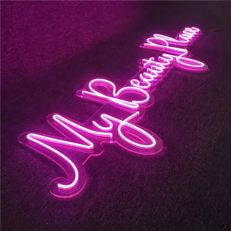 High Brightness Led Strip Light source and Acrylic Material led neon sign