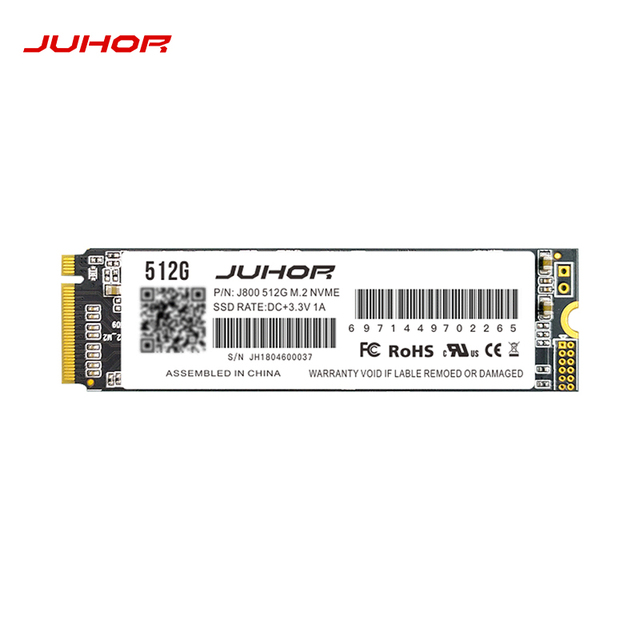 JUHOR M2 NVMe4.0 1TB Ultra Compact PCie Gen3.0x4 Metal M.2 New External Hard Drive for Gaming Laptops 4K Video Editing Rigs SSD