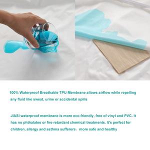 Perlindungan Kasur Total Ritsleting Perlindungan Total Tahan Air Pelindung Kasur Seprai Seprai - Product Image 4