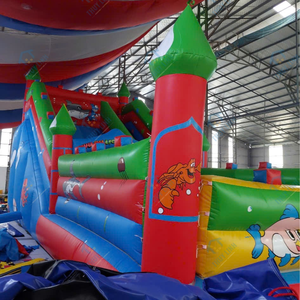 Características de Fácil Instalación: Castillo Hinchable de Peces para Parques de Diversiones, 5m x 10m, Material PVC, Aplicación de Juego Vietnamita - Product Image 4