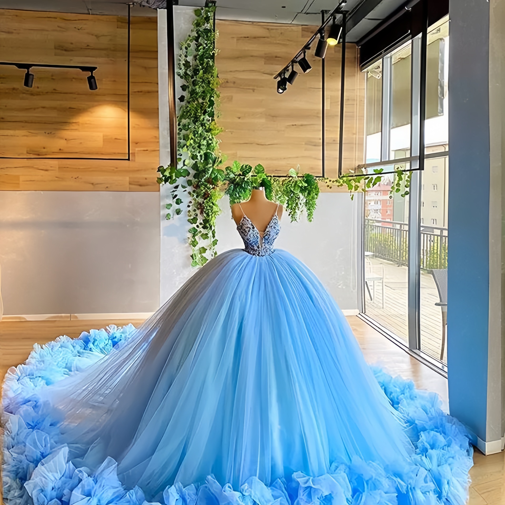 In Stock Rainbow Evening Dresses Pearl Effect Cape | Alibaba.com