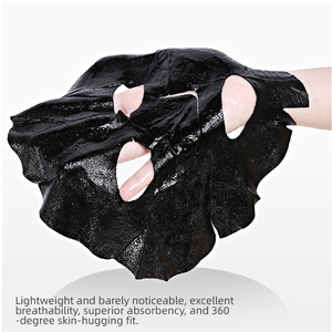 Y124 OEM Giappone Benchara <span class=keywords><strong>Maschera</strong></span> Viso in Tessuto Non Tessuto con Fibra di Carbone Attivo Nero Binchotan Liofilizzato - Product Image 3